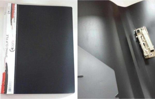 Bafix Sıkıştırmalı Dosya A4 Siyah Tekli (1 Adet) - Image 1