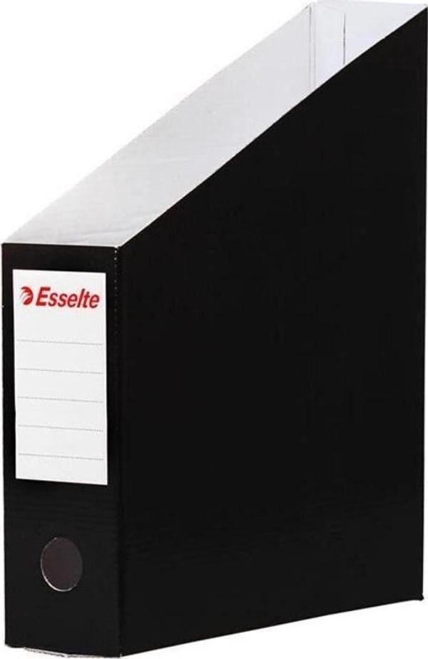 Esselte Kutu Klasör Karton Magazinlik 7.2 x 31.5 x 25 CM Siyah (6 Lı Paket) - Image 1