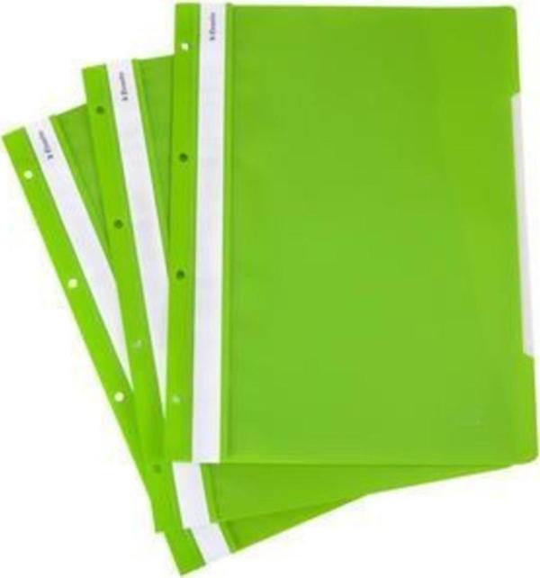 Esselte Telli Dosya Plastik A4 Yeşil (50 Li Paket) - Image 1