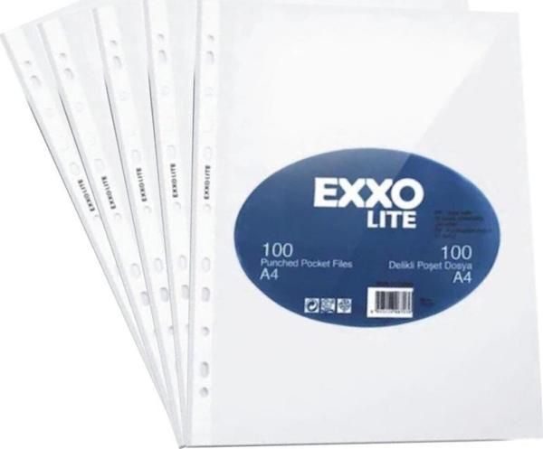 Exxo A4 Poşet Dosya 100'lü Paket - Image 1