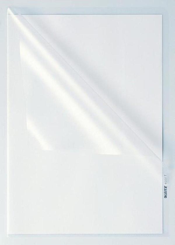 Leitz Poşet Dosya L Tipi A4 Şeffaf Buzlu (100 Lü Paket) - Image 1