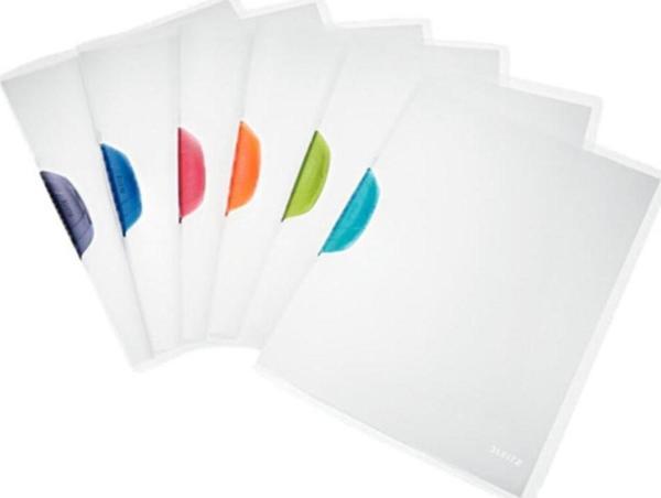 Leitz Sıkıştırmalı Dosya ColorClip Sırttan Klips 30 Sayfa Açık Mavi (6 Lı Paket) - Image 1