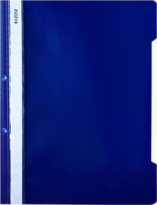 Leitz Telli Dosya Plastik Lacivert L-4189 (50 Li Paket) - Image 1