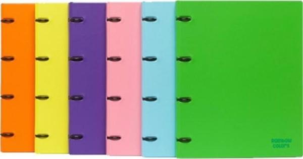 Önder Rainbow Colors A4 4 Halka Öğrenci Klasörü Mor - Image 1