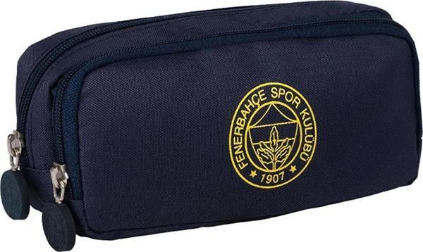 Fenerbahçe Dark Blue İki Bölmeli Kalem Çantası Kalemlik - Image 1
