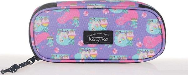 Kaukko Nature Özel Bölmeli Junior Bag Kalem Çantası Lama Mor - Image 1