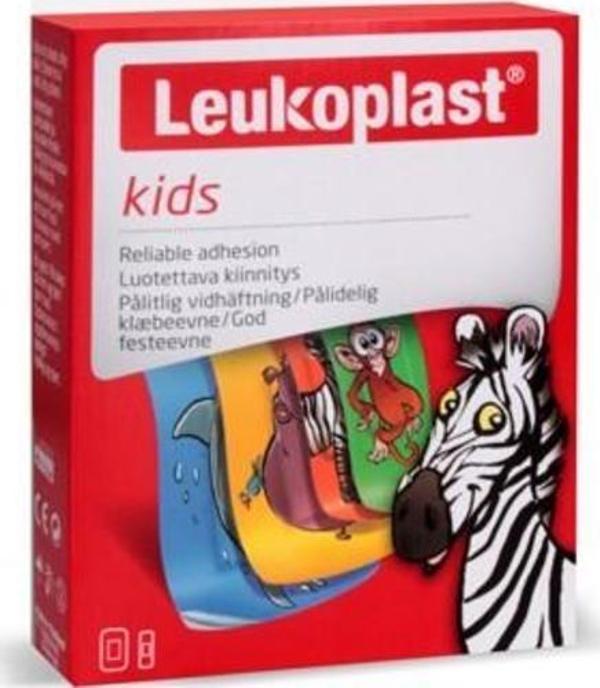 Leukoplast Kids 19x56 mm (8 ad), 38x63 mm (4 ad) Yara Bandı - Image 1