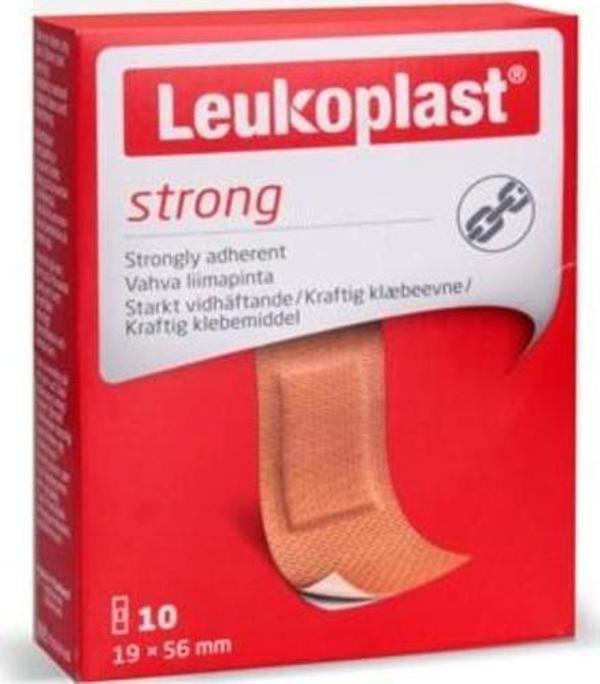 Leukoplast Strong 73220-20 19x56 mm 10 Adet Yara Bandı - Image 1
