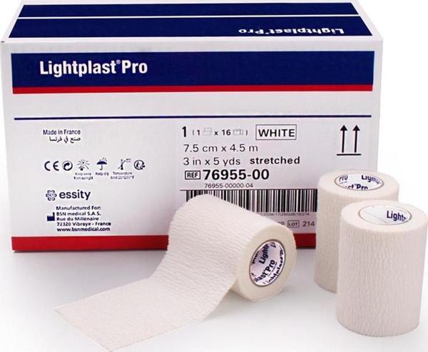 Bsn Lightplast Pro 7,5cm x 4,5m Beyaz Tear Light Hafif Destek Bandajı - Image 1