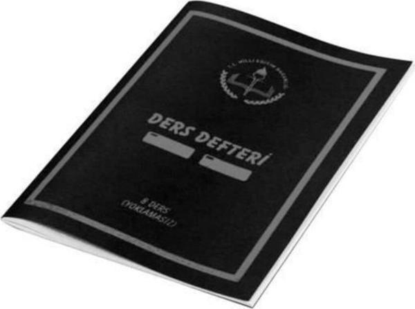 Gülpaş 8 Derslik Ders Defteri Yoklamasız Plastik Kapak - Image 1
