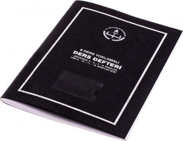 Gülpaş Ders Defteri 8 Derslik Yoklamalı Plastik Kapak - Image 1