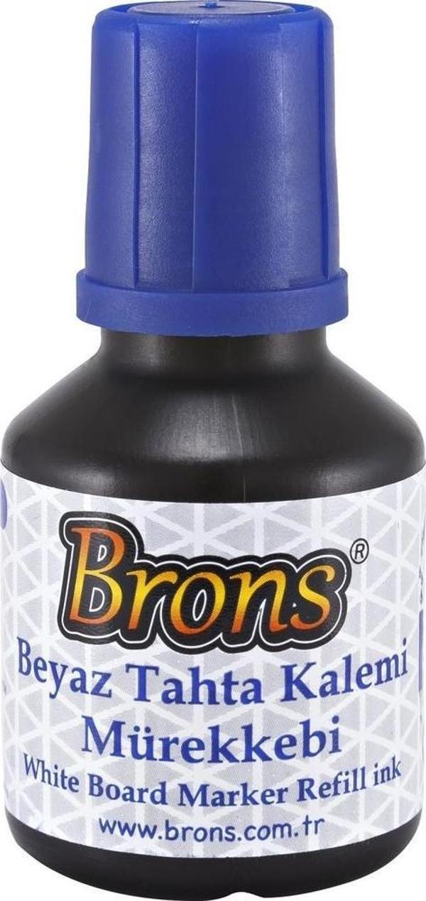 Brons Tahta Kalem Mürekkebi 30 CC Mavi (1 Adet) - Image 1