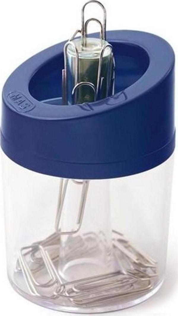 Mas Ataşlık Mıknatıslı Plastik Mavi Ataşlık - Image 1