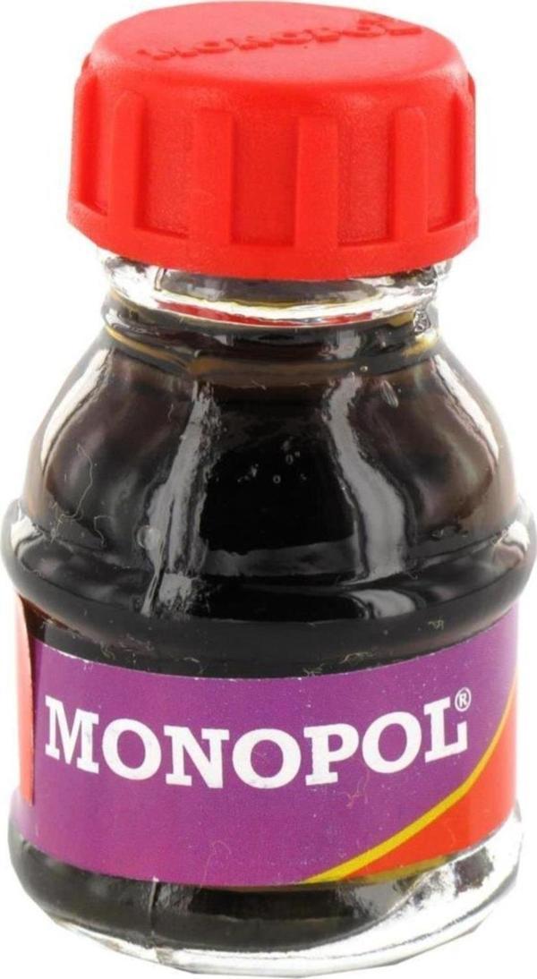 Monopol Çini Mürekkebi Cam Şişede Kırmızı 1104 - Image 1