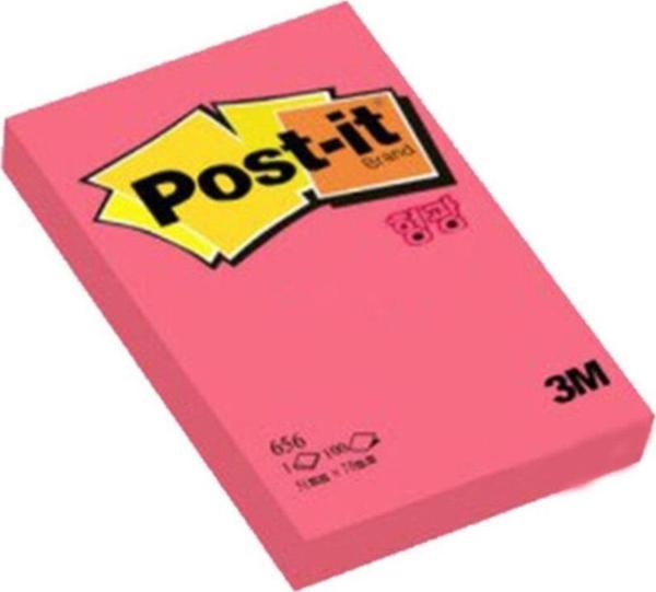 Post-it Yapışkanlı Not Kağıdı 100 Yaprak 51x76 MM Melon Pembe - Image 1