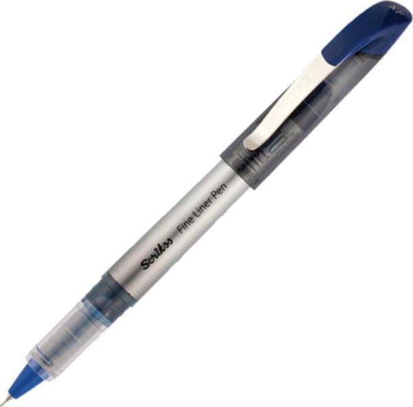 Scrikss Fineliner 0.6 MM Mavi Fineliner (1 Adet) - Image 1