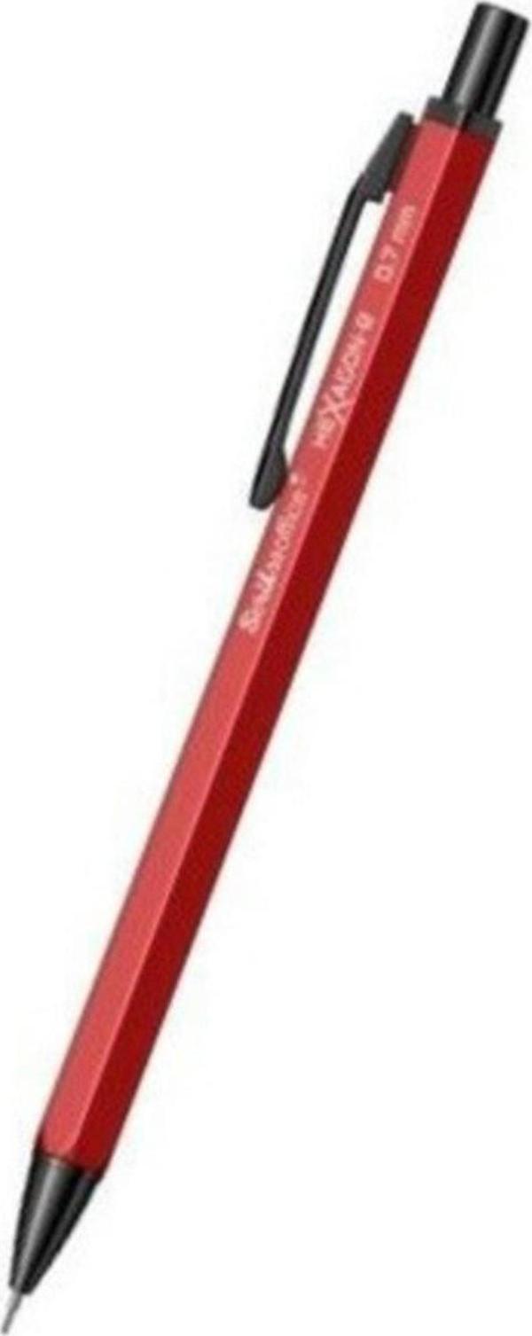 Scrikss Versatil Kalem Hexagon-R 0.7 MM Kırmızı 12 Lİ - Image 1