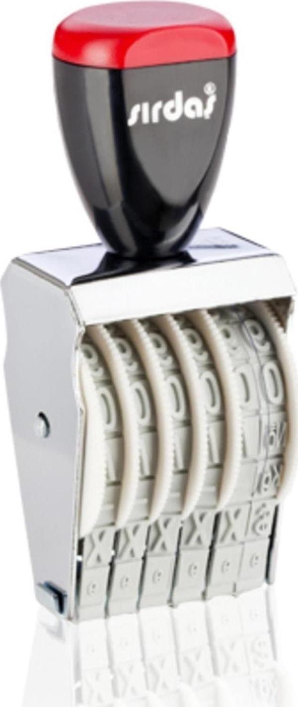 Sırdaş Numaratör Elle Çevirmeli 6 Hane 9 MM 1596 - Image 1