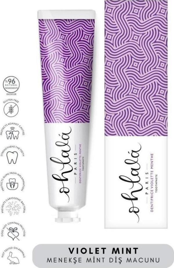 Ohlala Violet Mint Menekşe-Nane Diş Macunu 75 ml - Image 1