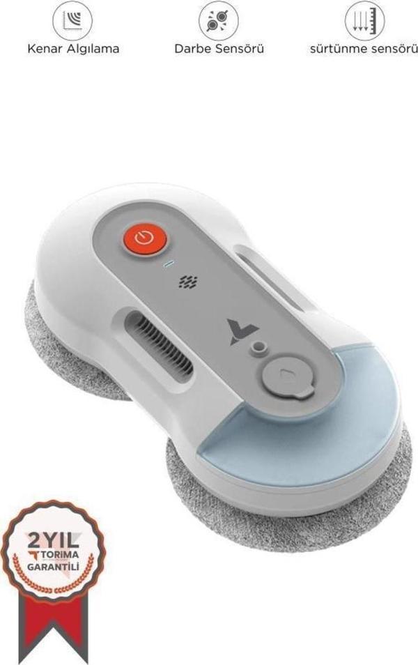 Torima S8 Beyaz Su Püskürtmeli Uzaktan Kumandalı Mobil AP Control Cam Temizleme Robotu - Image 1