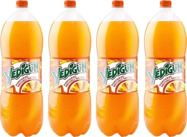 Yedigün Portakal Meyveli Gazoz 2,5 Lt X 4 Adet - Image 1