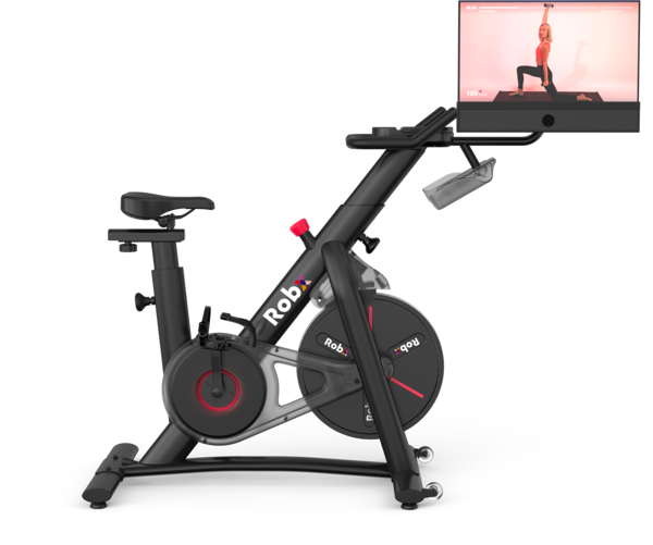 Robx S20 Smart Spin Bike Fhd 22 Inç Ekran Hoparlör Ses Sistemi Wifi Bluetooth Kondisyon Bisikleti - Image 1
