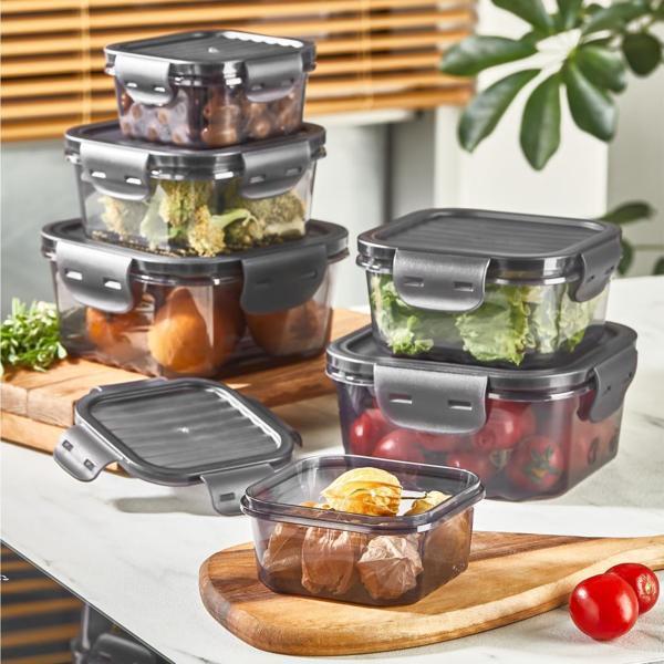 Mithra Life 6 Adet Vakumlu Sızdırmaz Saklama Kabı Seti 400ML 800ML 1400ML MIT1087 - Image 1