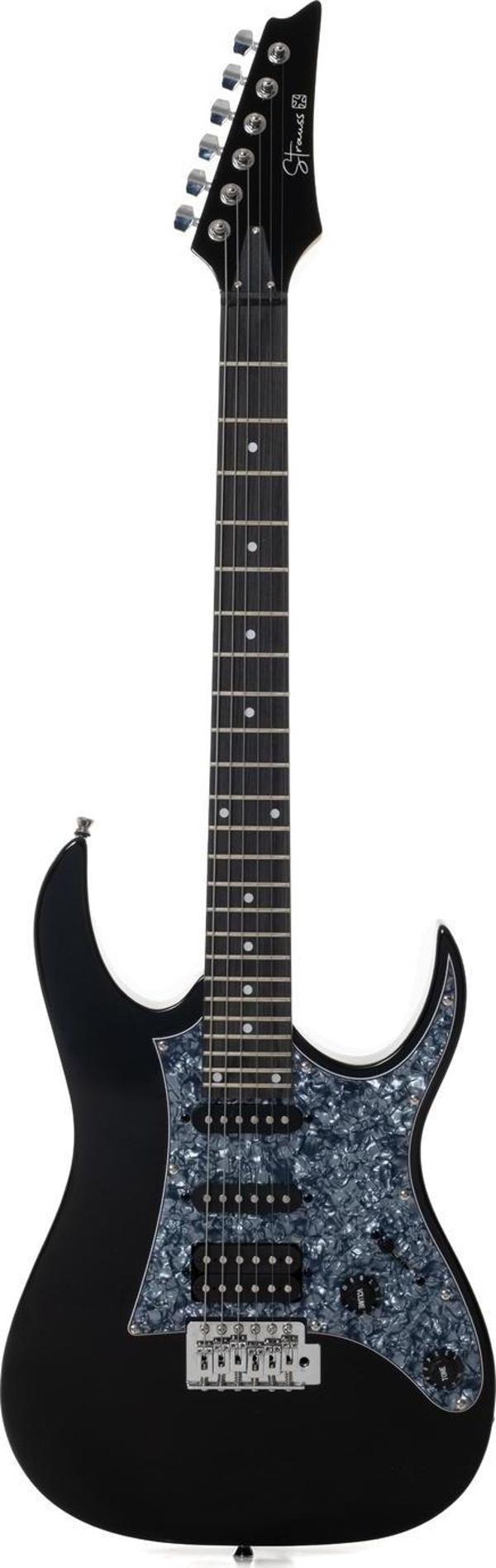 Strauss ESH-22 BK ELEKTRO GİTAR HSS - SİYAH - Image 1