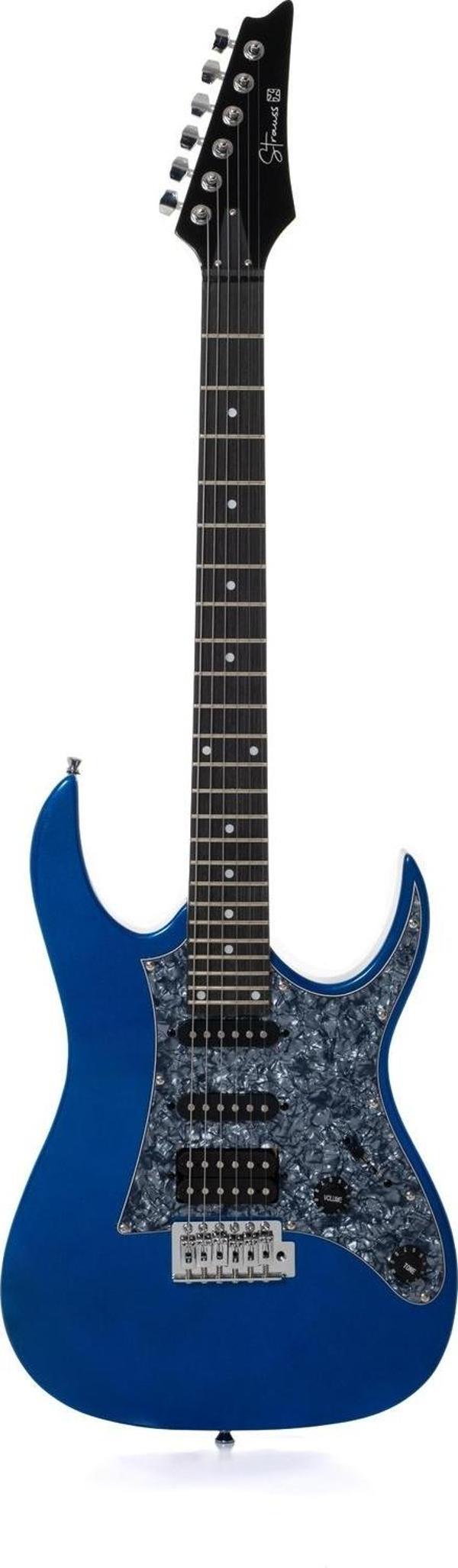 Strauss ESH-22 MBL ELEKTRO GİTAR HSS - METALİK MAVİ - Image 1