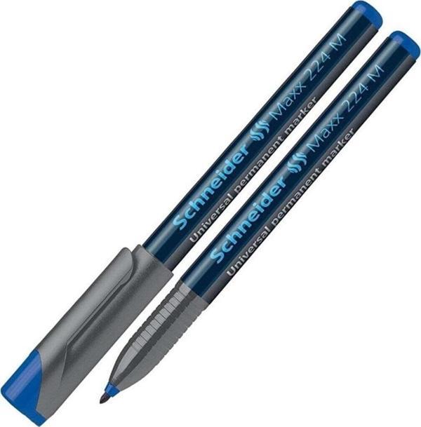Schneider Asetat Kalemi Permanent M Seri 1 MM Mavi (10 Lu Paket) - Image 1