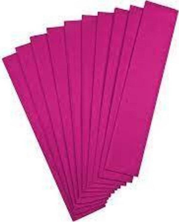Puti Krapon Kağıdı 50 x 200 Cm Fuşya (10 Lu Paket) - Image 1