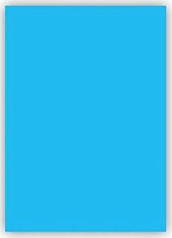 Umur Fosforlu Fon Kartonu (fluo) 160 Gram 50 x 70 Cm Fosforlu Mavi (100 Lü Paket) - Image 1