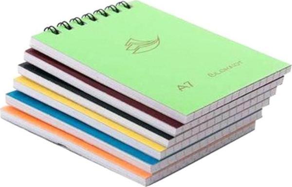 Klas A7 Bloknot Spiralli Pp Kapak No:1 Kareli 60 Yaprak 24 Lü 3201 (1 Paket 24 Adet) - Image 1