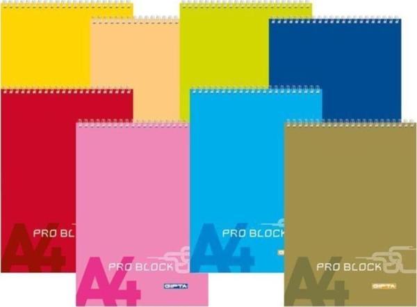 Klas Bloknot Spiralli Plastik Kapak No:2 Çizgili 60 Yaprak 24 Lü (1 Paket 24 Adet) - Image 1