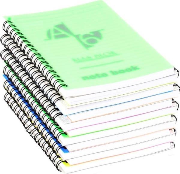 Klas Bloknot Spiralli Pp Kapak No:1 Çizgili 60 Yaprak 7.5 X 10.5Cm 24 Lü 3232 (24 Lü Paket) - Image 1