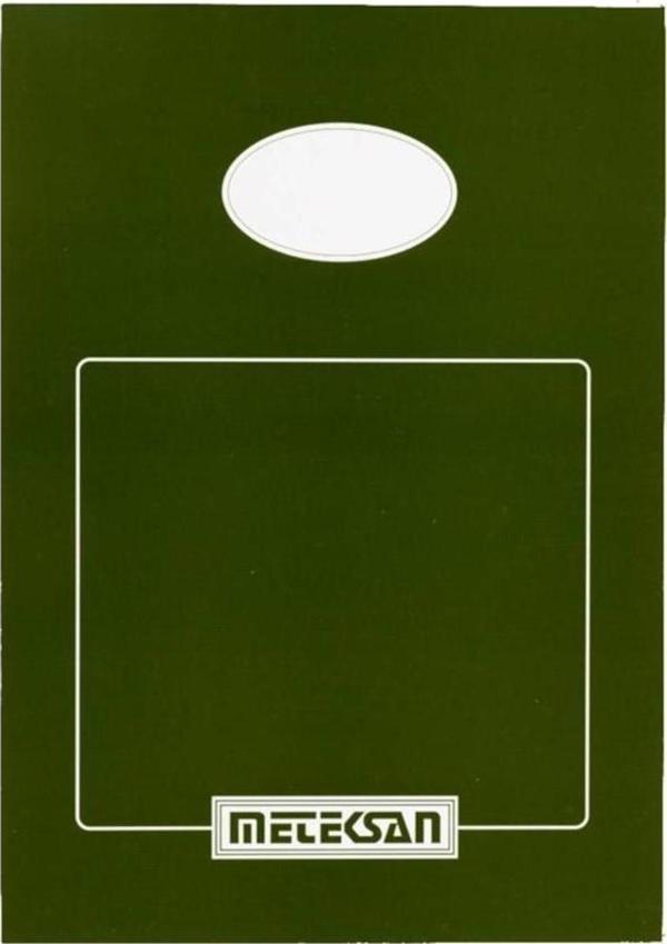 Meteksan Bloknot Karton Kapak Çizgisiz 50 Yaprak A4 Bloknot - Image 1