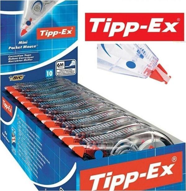 Tipp-Ex Şerit Daksil Mini Pocket Mouse (10 Adet Daksil) - Image 1