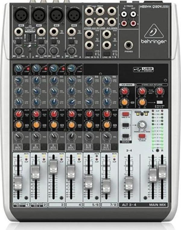 Behringer XENYX Q1204USB Analog Mixer - Image 1