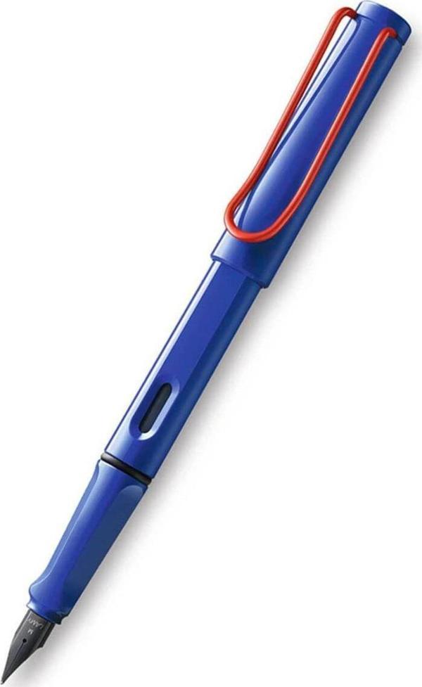 Lamy Dolma Kalem Safarı Kırmızı Renk Klips M Uç Mavi Dolma Kalem - Image 1