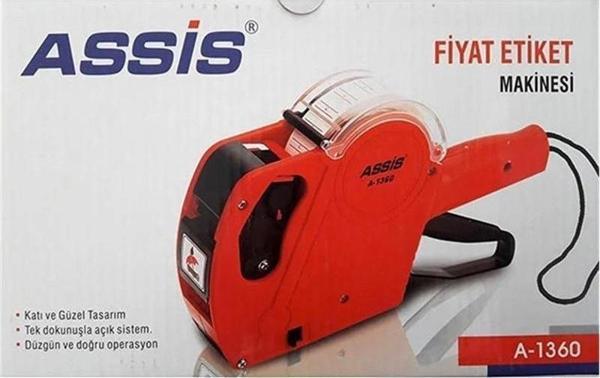 Assis Fiyat Etiket Makinesi (Karışık Renk 1 Adet) - Image 1