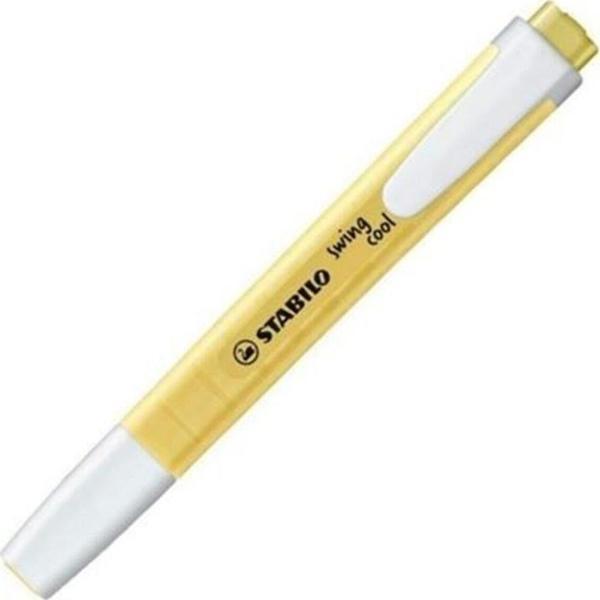 Stabilo Fosforlu Kalem Swing Cool Kalem Tipi Pastel Sarı (10 Lu Paket) - Image 1