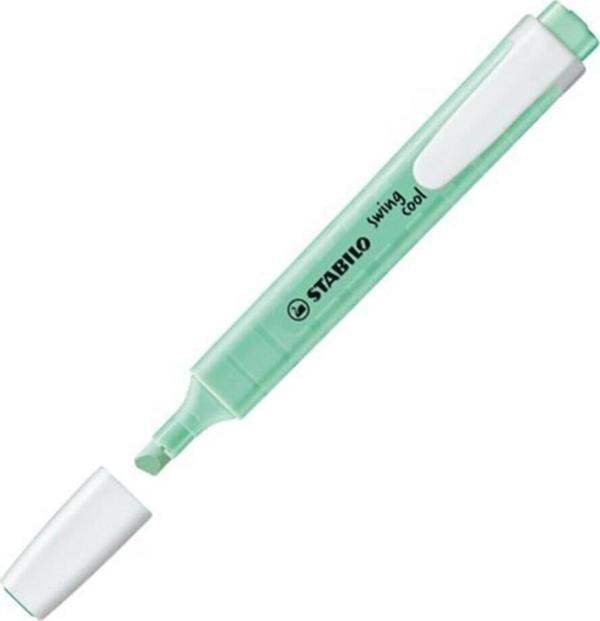 Stabilo Fosforlu Kalem Swing Cool Kalem Tipi Pastel Yeşil (10 Lu Paket) - Image 1