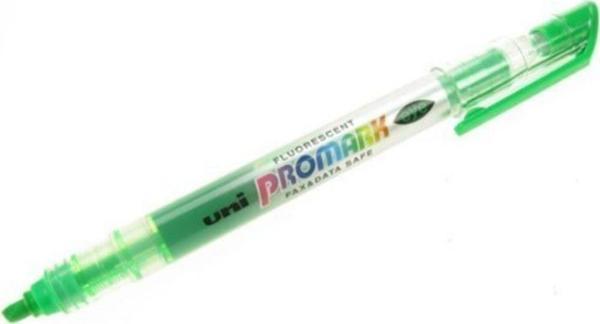 Uni-Ball Yeşil Fosforlu Kalem Promark Eye Cep Tipi Yeşil 12'li Kutu - Image 1