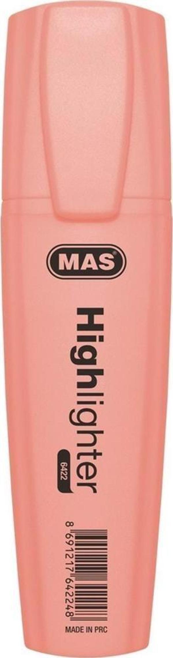 Mas Fosforlu Kalem Neon Pembe Fosforlu İşaretleme Kalemi (12 Li Paket) - Image 1