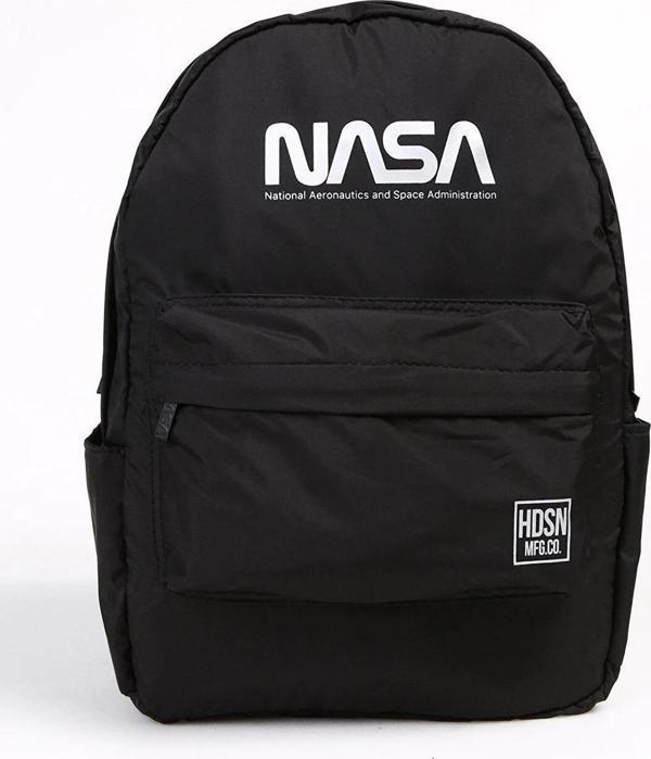 Me Çanta Siyah Nasa Paraşüt Kumaş Okul Sırt Çantası - Image 1