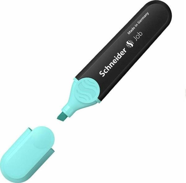 Schneider Fosforlu Kalem Job Pastel Turkuaz (10 Lu Paket) - Image 1