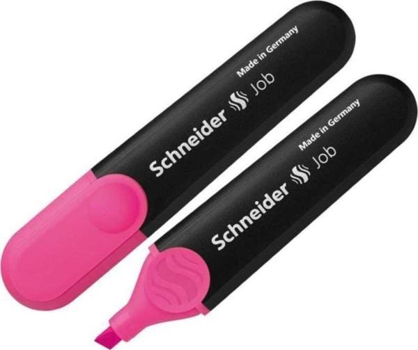 Schneider Fosforlu Kalem Job Pembe (10 Lu Paket) - Image 1