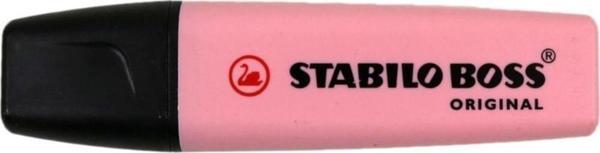 Stabilo Boss Original Fosforlu Kalem Pastel 10'lu Pembe - Image 1