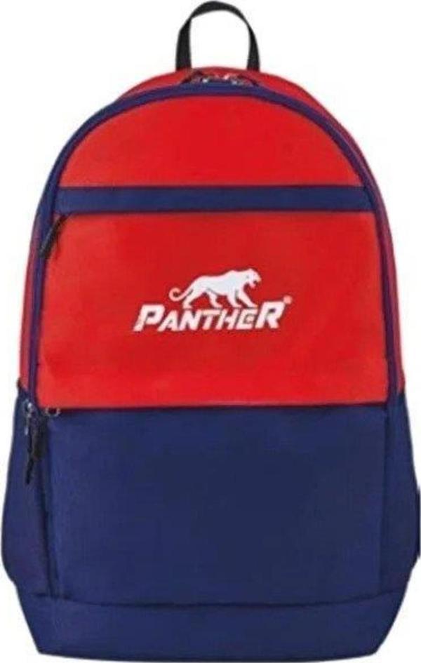 Panther Sırt Çantası Duble Lacivert Kırmızı Okul Sırt Çantası - Image 1