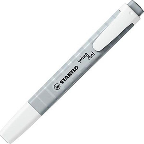 Stabilo Fosforlu İşaretleme Kalemi 1-4 Mm Kesik Uç Pastel Buzlu Tozlu Gri (10 Lu Paket) - Image 1